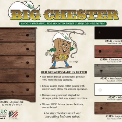 5 Drawer 32" Wide Chest