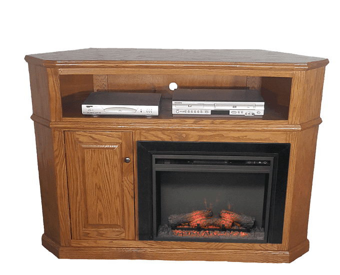 Oak Corner Entertainment Fireplace