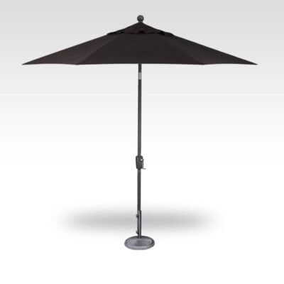 9' Push Button Tilt Black/ Boulder