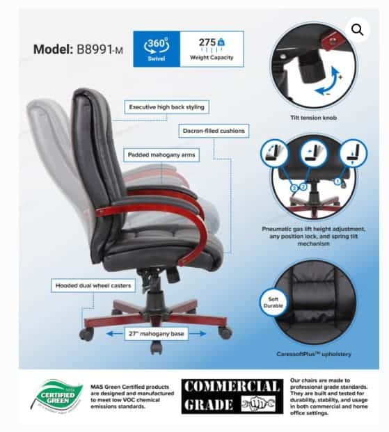 High Back Executive Chair 2 High Back Executive Chair - Image 2