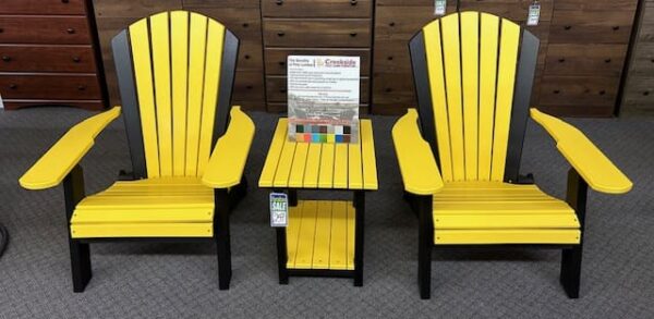 Hawkeye Folding Chairs & End Table