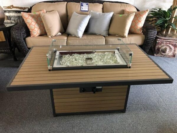 Brooks Tan Rectangular