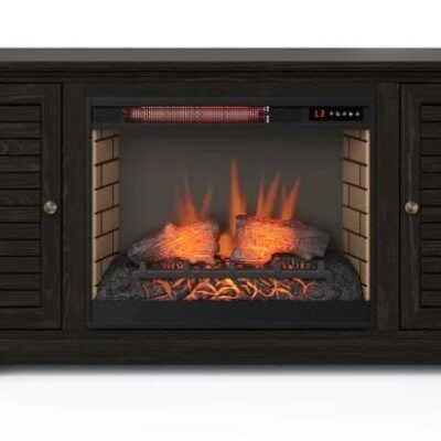 Topanga Black Fireplace