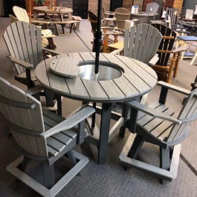 Balcony Height Dining Dark Grey/ Drift