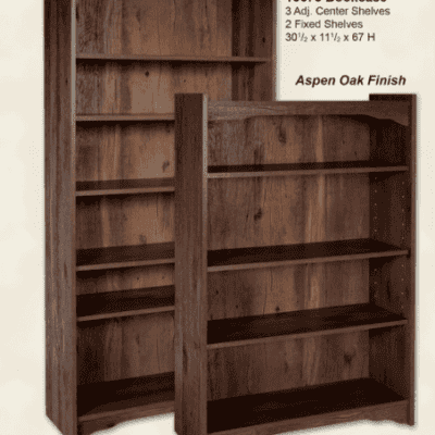 Aspen Oak Bookcases