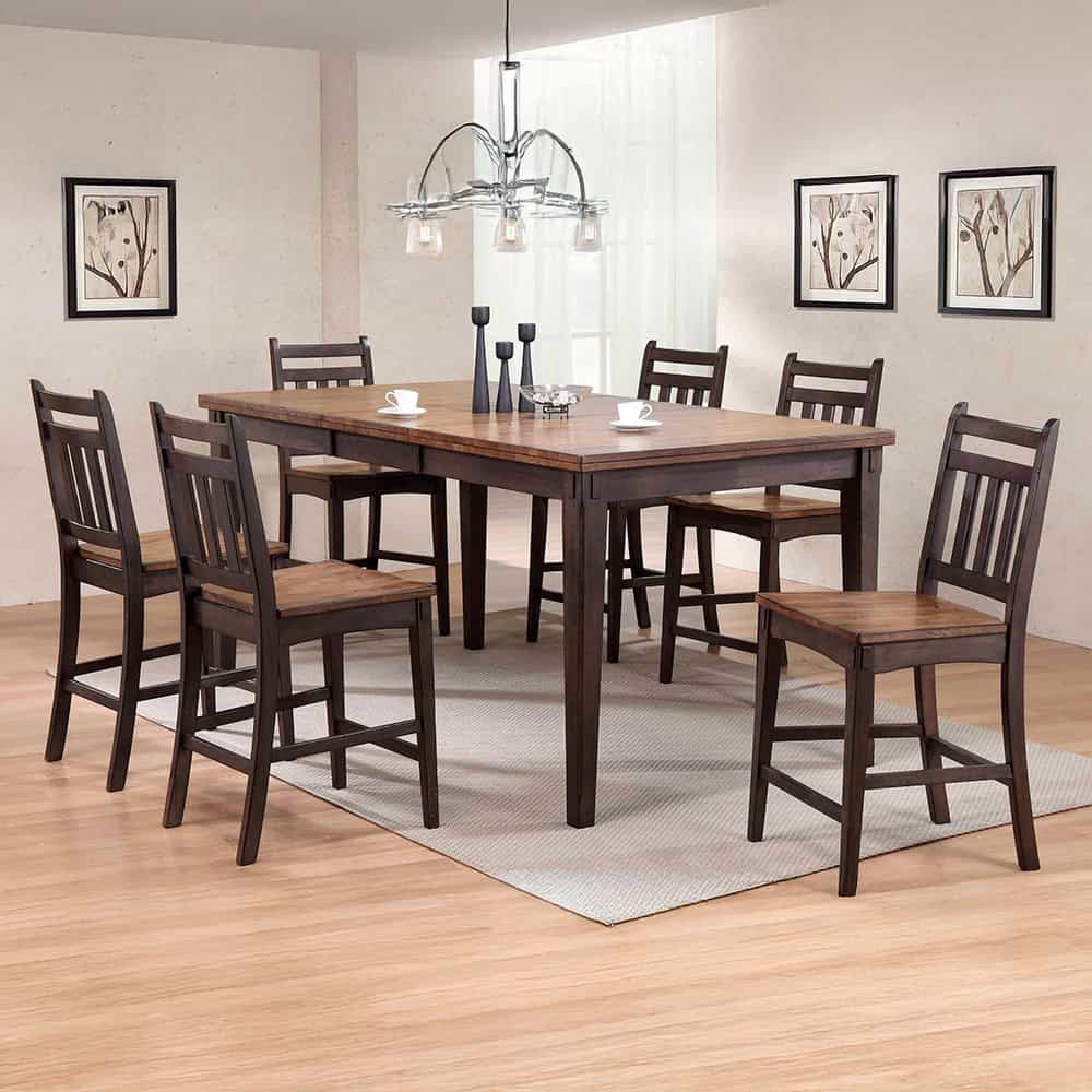 5600 7pc High Dining Set 1 5600 7pc High Dining Set
