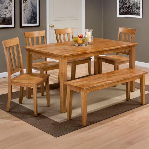 Simplicity 5pc Dining Set Honey