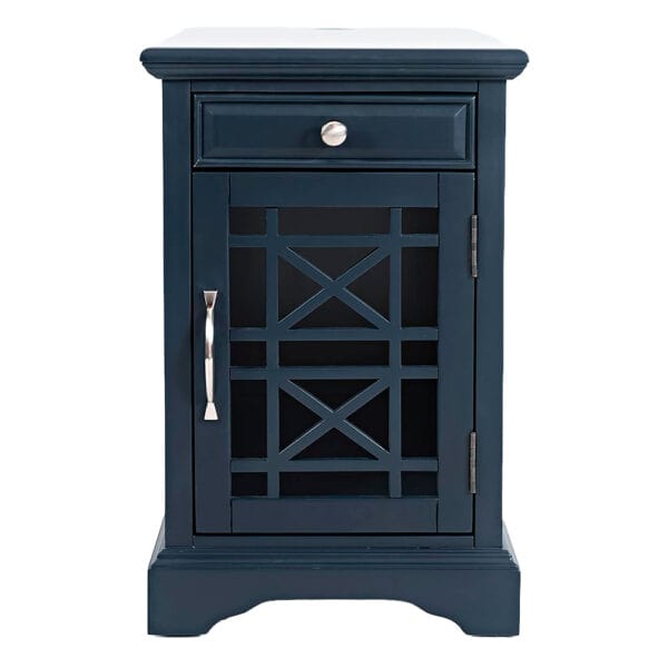 Charleston Blue Power End Table