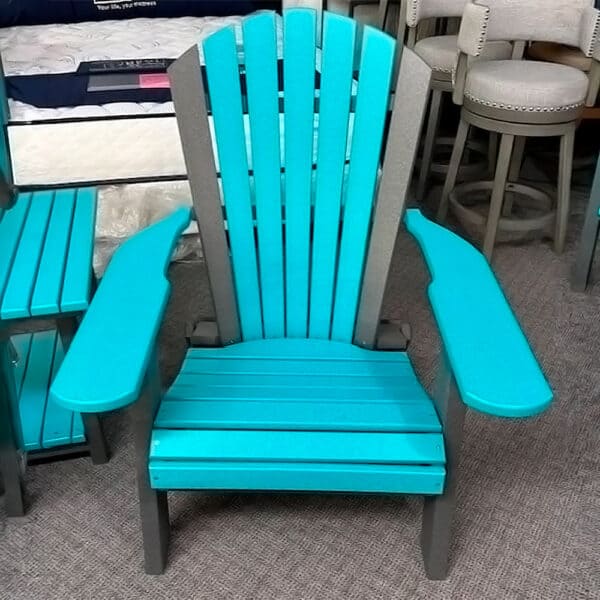 Aruba/ Dove Folding Chairs & End Table