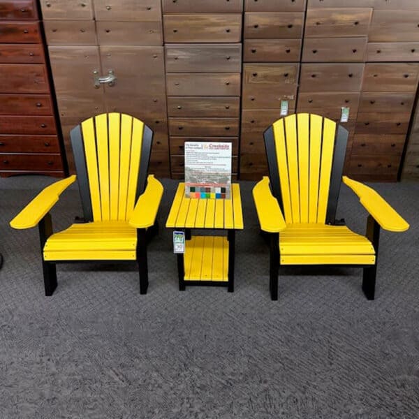 Hawkeye Folding Chairs & End Table