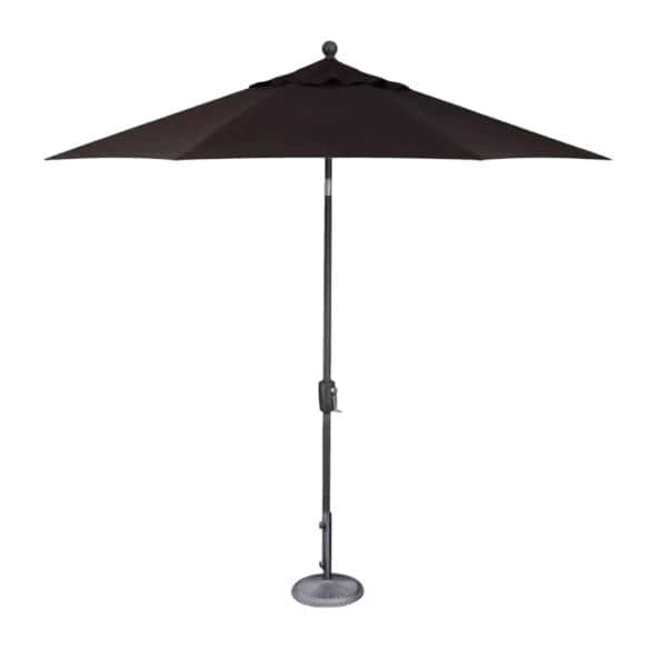 9' Push Button Tilt Black/ Boulder