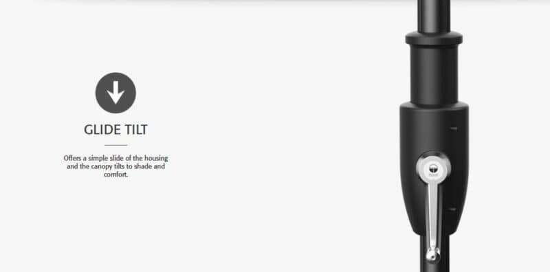 9' Glide Tilt Black/ Latitude Grey - Image 2