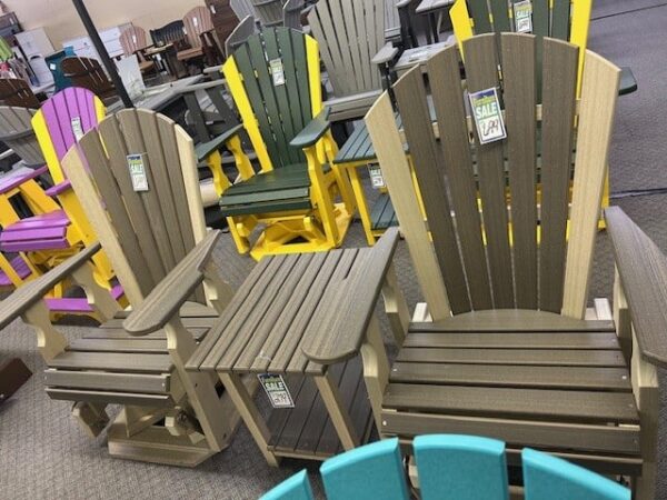 Swivel Glider Coastal/ Birch