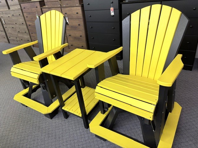 McGowan’s Furniture – Quality, Comfort, and Style Since 1969 4 Counter Swivel Gliders Blk Yellow