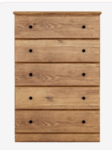 32" 5 Drawer Chests